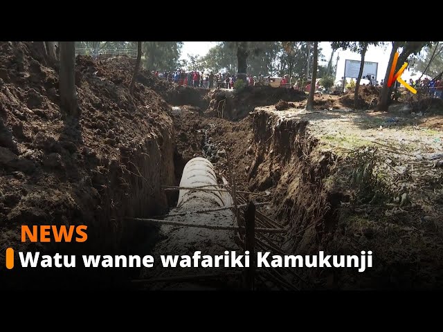 ⁣Watu wanne wafariki Kamkunji baada ya bomba la maji taka lililokuwa likikarabatiwa kuporomoka