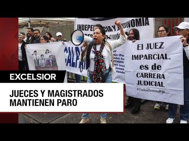 ⁣Jueces y magistrados mexicanos alargan paro de labores