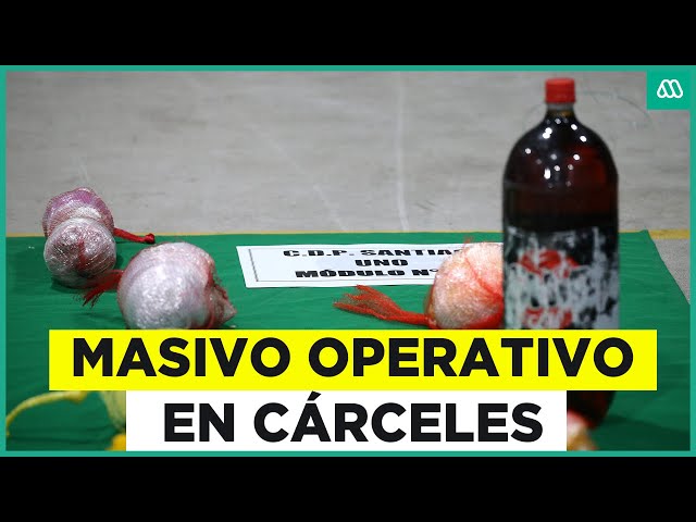 ⁣Reos esconden armas en impensados lugares: El masivo operativo de Gendarmería en cárceles