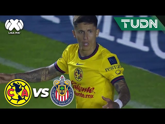 ¡POSTE! Era un GOLAZO de Brian Rodríguez | América 1-0 Chivas | Liga Mx -AP2024 - J7 | TUDN