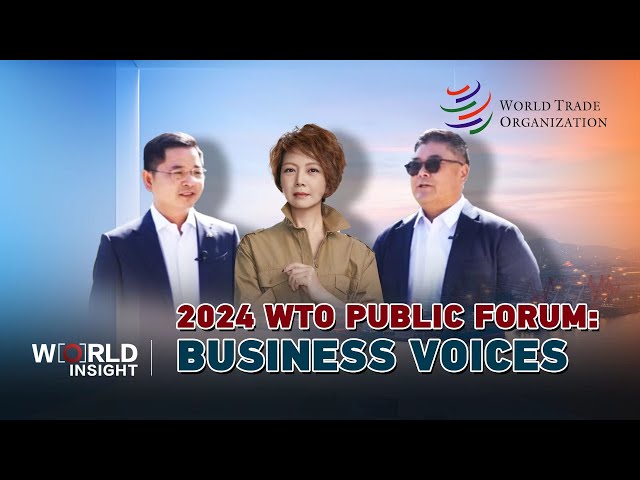 ⁣2024 WTO Public Forum: Business execs on growing green, digital economies