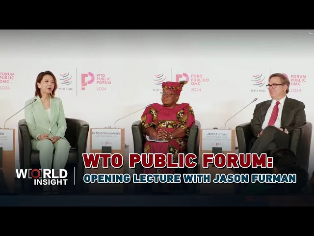 ⁣2024 WTO Public Forum: 'Opening lecture with Jason Furman'