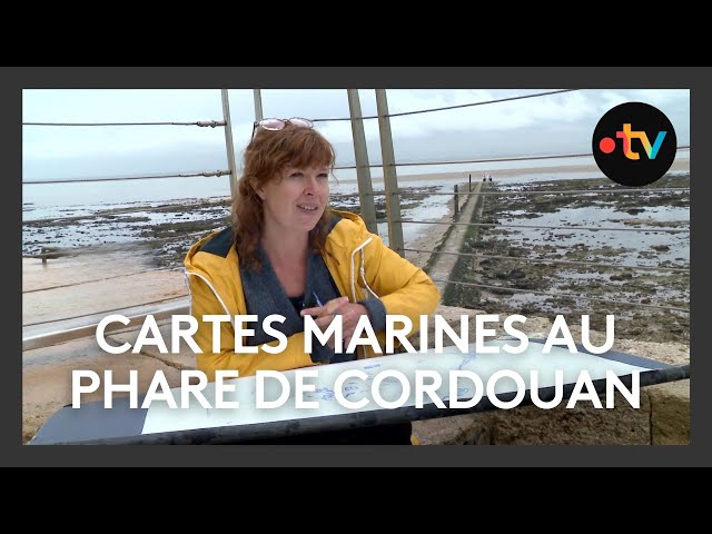 ⁣Une cartographe marine en résidence d'artiste au Phare de Cordouan