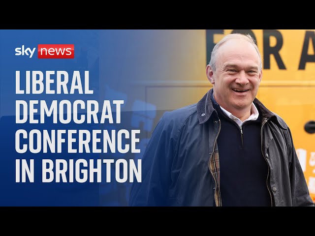 ⁣Watch live: Sir Ed Davey delivers speech at the Liberal Democrat conference