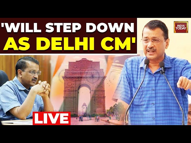 ⁣Arvind Kejriwal's Big Decision LIVE: Kejriwal To Quit As Delhi CM | Arvind Kejriwal LIVE News