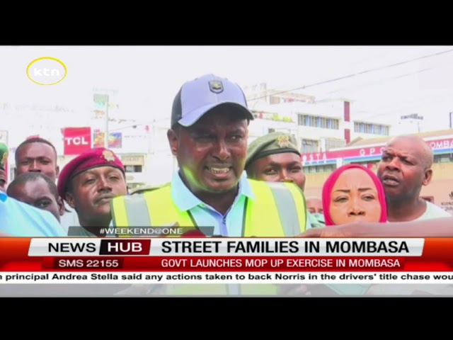 ⁣Mombasa county government launch a Mop up exercise in Mombasa city center