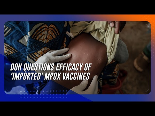 ⁣DOH questions efficacy of 'imported' mpox vaccines | TeleRadyo Serbisyo