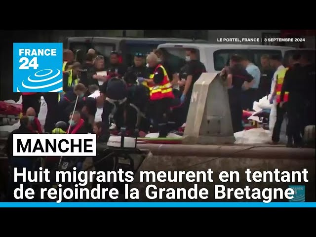 ⁣Huit migrants meurent dans la Manche en tentant de rejoindre la Grande Bretagne • FRANCE 24