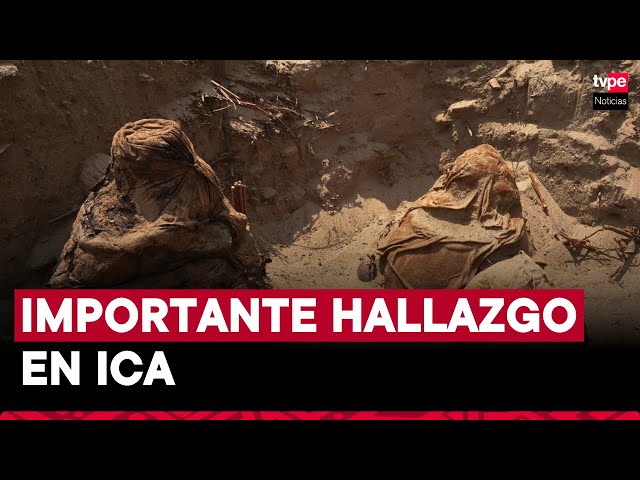 Hallazgo en Ica: encuentran fardos funerarios de más de 800 años de antigüedad en Huacachina