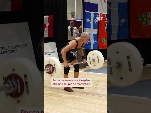 ⁣Haltérophile à 91 ans, Marcel Perron poursuit l’entraînement et la compétition