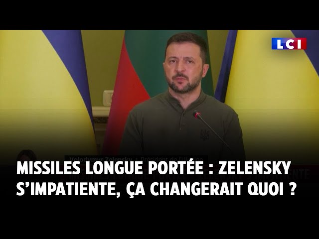 ⁣Missiles longue portée : Zelensky s’impatiente, ça changerait quoi ?