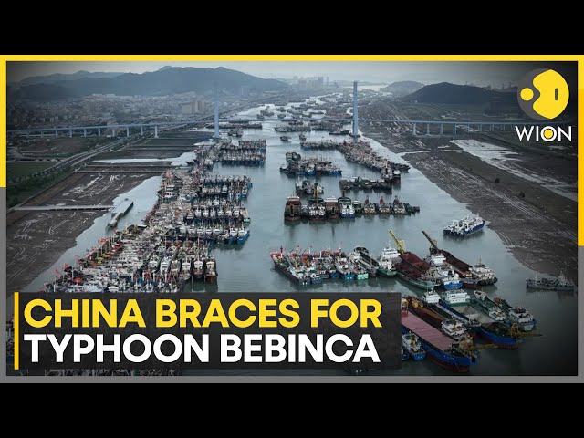 ⁣Typhoon Bebinca expected to make a landfall | WION