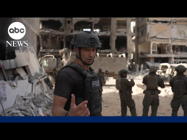 ⁣Inside Rafah with IDF as war rages on