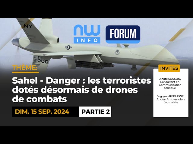 ⁣Sahel - Danger : les terroristes dotés désormais de drones de combats (P2)