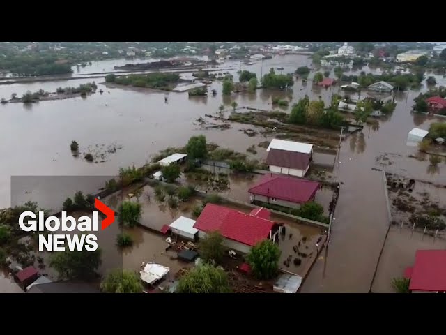 ⁣Severe flooding causes devastation in Central Europe