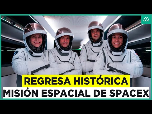 ⁣Tras primera caminata espacial privada: Retorna histórica misión de SpaceX