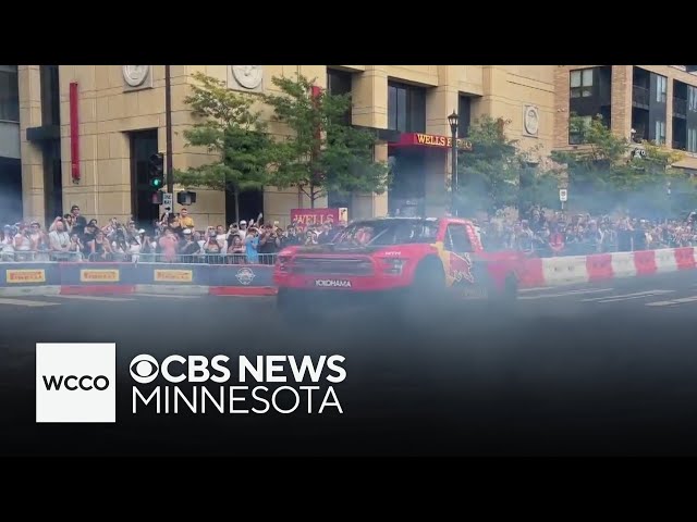 ⁣Red Bull Showrun makes stop in downtown Minneapolis