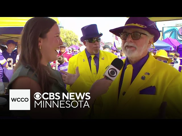 ⁣Vikings fans hyped for home opener against the 49ers