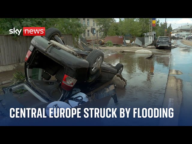 ⁣Floods in Europe: At least eight people killed