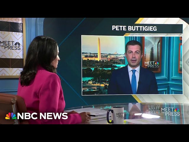 ⁣Buttigieg says false claims about Haitian immigrants are part of Trump campaign’s ‘strategy’