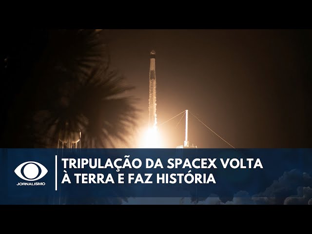 ⁣Missão Polaris Dawn: tripulação da Spacex volta à terra e faz história