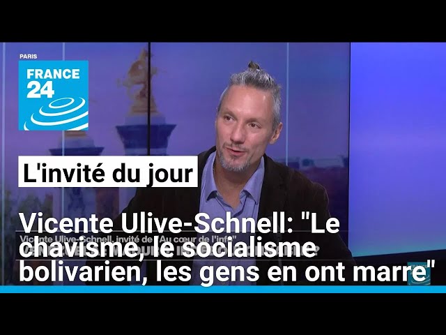 ⁣Vicente Ulive-Schnell: "Le chavisme, le socialisme bolivarien, les gens en ont marre" • FR