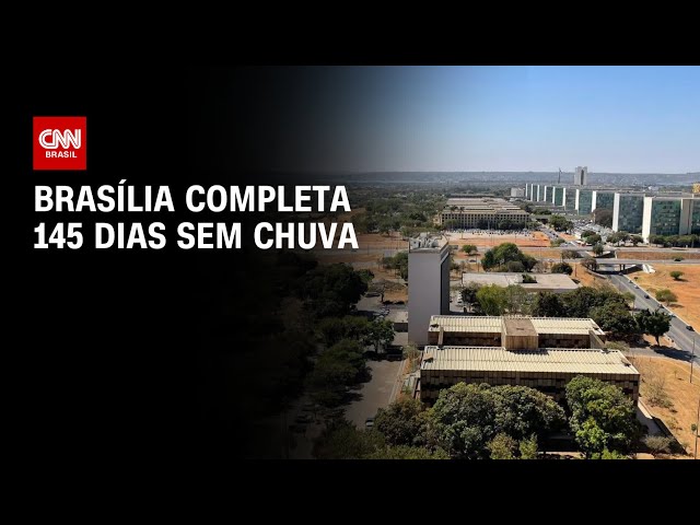 ⁣Brasília completa 145 dias sem chuva | Agora CNN