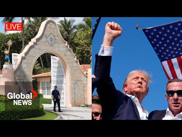 ⁣Trump golf course shooting: Authorities provide update after gunshots fired near Mar-a-Lago | LIVE