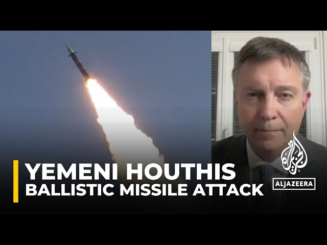 ⁣Israeli Air Force investigates Houthi missile incident