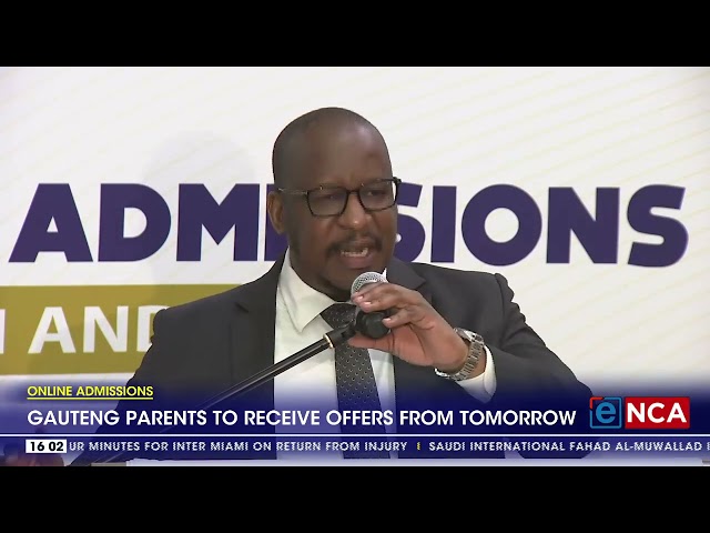 ⁣Gauteng parents to receive school placement offers soon