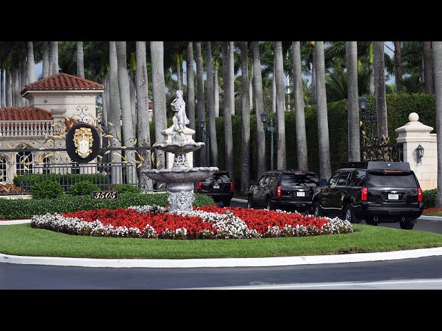 ⁣Trump taken to safety after shots fired near golf club