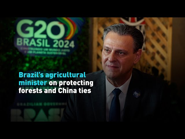 ⁣Brazil’s Agricultural Minister discusses upcoming G20 Summit