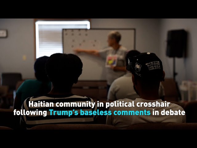 ⁣Haitian community in political crosshair following Trump’s baseless comments in debate