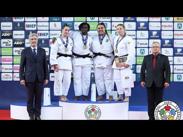 ⁣Les poids lourds mis à l'honneur lors de la 3e journée du Grand prix de Judo de Zagreb 2024