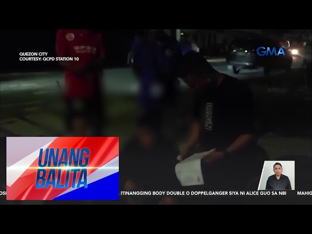 ⁣2 lalaki, arestado matapos umanong manutok ng baril at mangholdap | Unang Balita