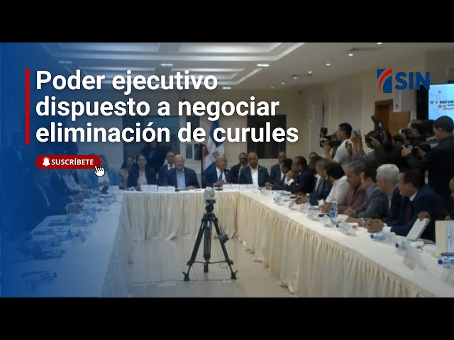 ⁣Poder ejecutivo dispuesto a negociar eliminación de curules