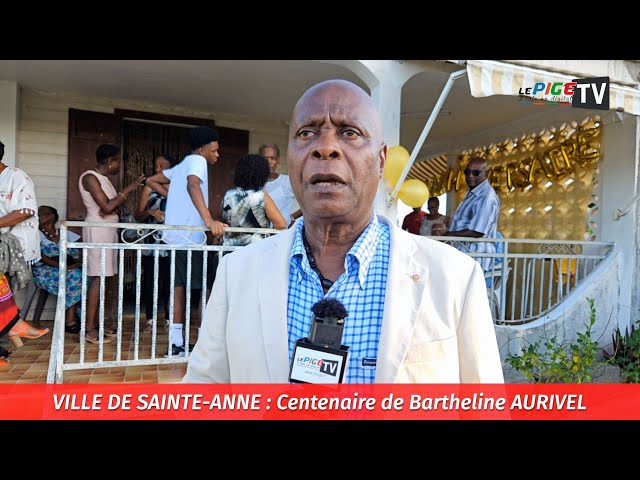 ⁣Ville de Sainte-Anne : Centenaire de Bartheline AURIVEL