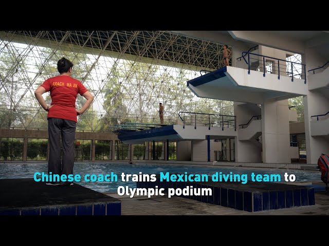 ⁣Chinese coach trains Mexican diving team to Olympic podium