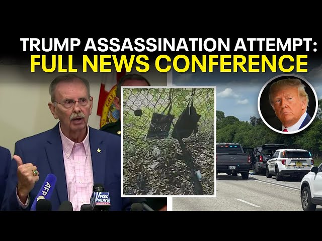 ⁣Trump assassination attempt: FULL NEWS CONFERENCE