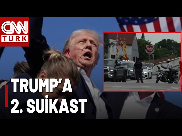 ⁣Trump'a Silahlı Saldırı! Trump'a 2. Suikast Girişimi Mi?