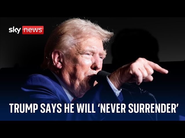 ⁣Donald Trump says he will 'never surrender' in first post after gunshots fired in his vici