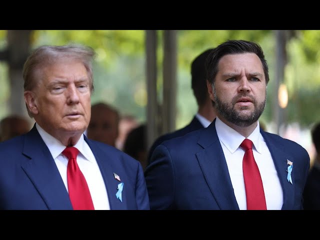 ⁣JD Vance says he's glad Trump is safe after shots fired at Florida golf club, suspect in custod