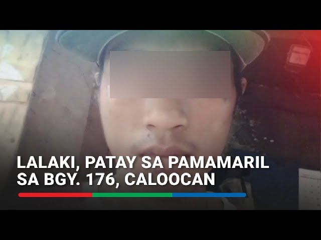 ⁣Lalaki, patay sa pamamaril sa Bgy. 176, Caloocan