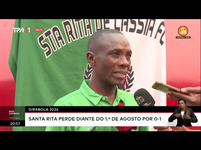 Girabola 2024 Santa Rita perde diante do 1º de Agosto por 0-1