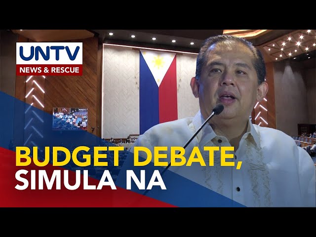 ⁣Plenary debates sa P6.352-T proposed 2025 National Budget, sisimulan na sa Kamara