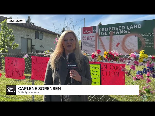 ⁣Residents of Bowness fight to save park from affordable housing development in Calgary