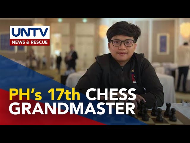 ⁣Daniel Quizon, itinanghal na ika-17 grandmaster ng Pilipinas