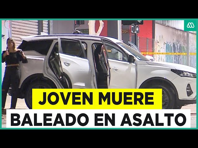 ⁣Fatal asalto: Le dispararon para robarle su camioneta en pleno centro de Santiago