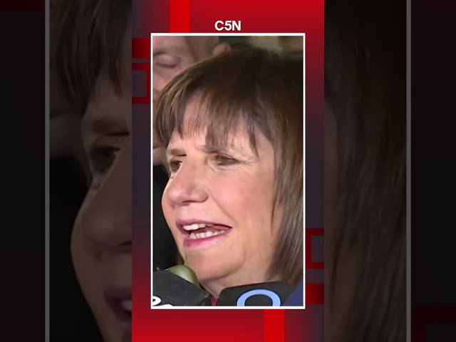 ⁣PATRICIA BULLRICH en la presentación del PRESUPUESTO 2025