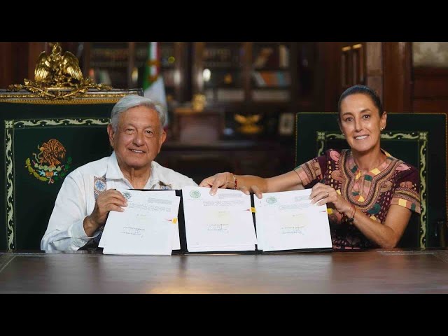 AMLO firma decreto para publicación en el DOF de la reforma al Poder Judicial - Las Noticias